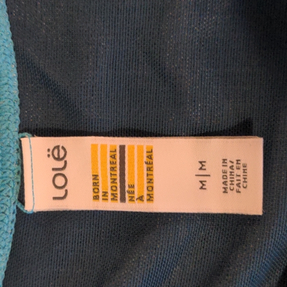 Lole Workout Top - Women's Medium - Blue Short Sleeve - Picture 5 of 5